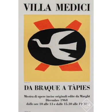 Original vintage exhibition poster Georges Braque from...