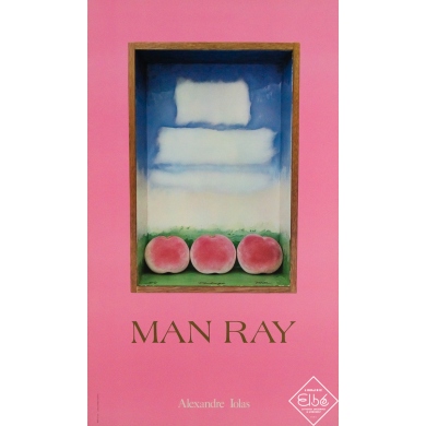 Affiche ancienne originale d'exposition d'après Man Ray - Man Ray - Alexandre Iolas - Man Ray - 82 par 48 cm