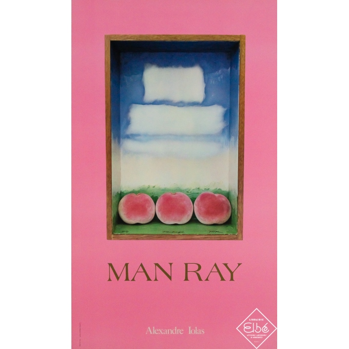 Affiche ancienne originale d'exposition d'après Man Ray - Man Ray - Alexandre Iolas - Man Ray - 82 par 48 cm