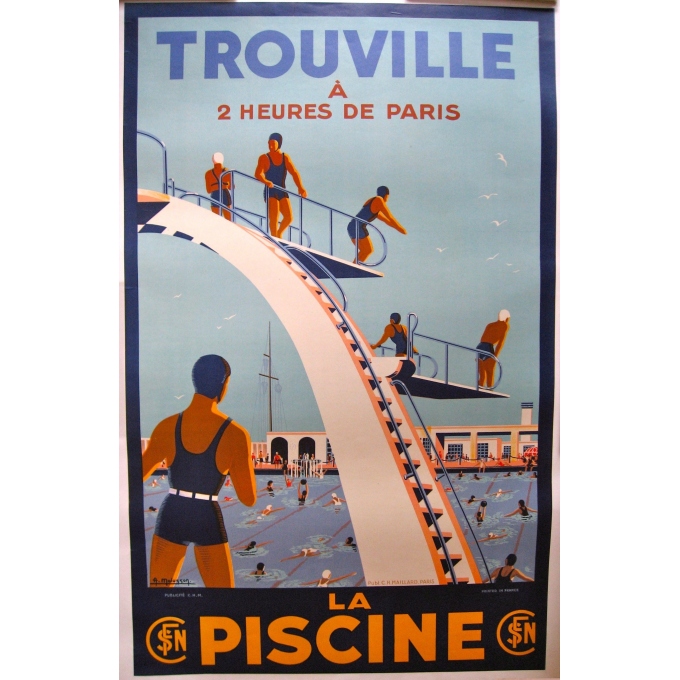 Trouville La Piscine 1930