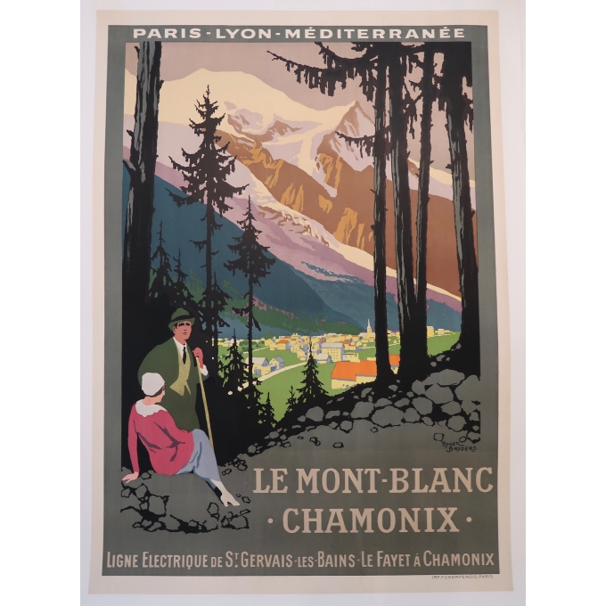 Le Mont-Blanc-Chamonix vers 1924
