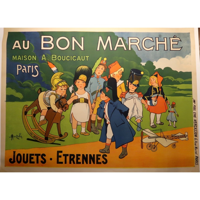 Vintage poster - Le Bon Marché - Marcellin Auzolle - 1905