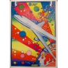 Affiche ancienne de voyage - Peter Max - Panam 747 - 1969
