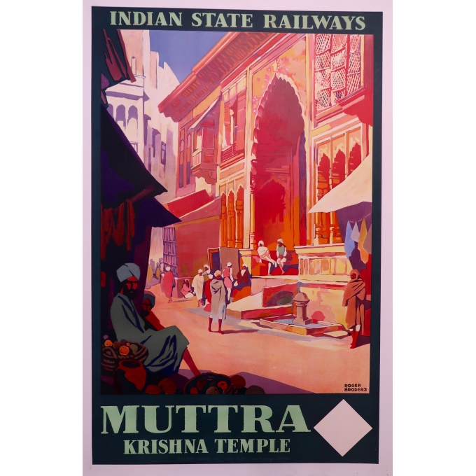 Vintage travel poster - Muttra - Roger Broders - 1928