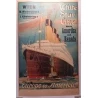 Vintage poster - White Star Line - 1912 - Montague B Black
