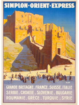 Affiches originales anciennes rail - chemin de fer