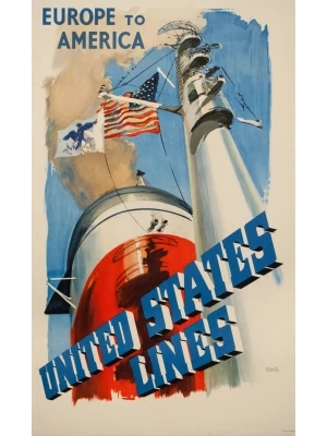 Affiches originales de compagnies de navigation